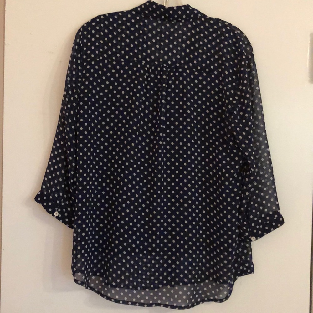 Chico’s sheer blouse with tank (set). - Picture 3 of 7
